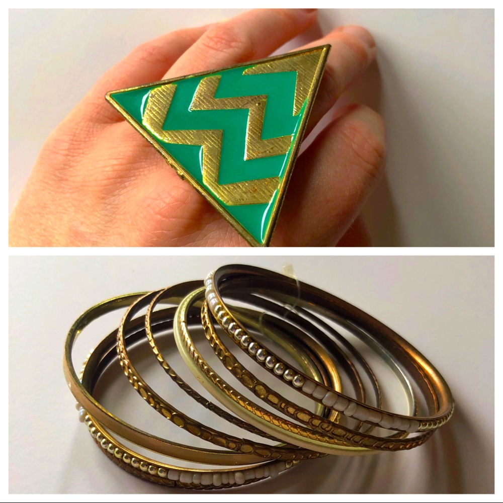 3/$12⭐️ Ring and bracelet set